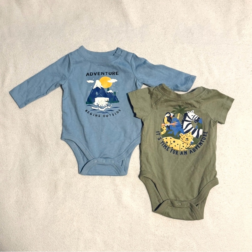 Garanimals Baby Onesies Bundle of 2